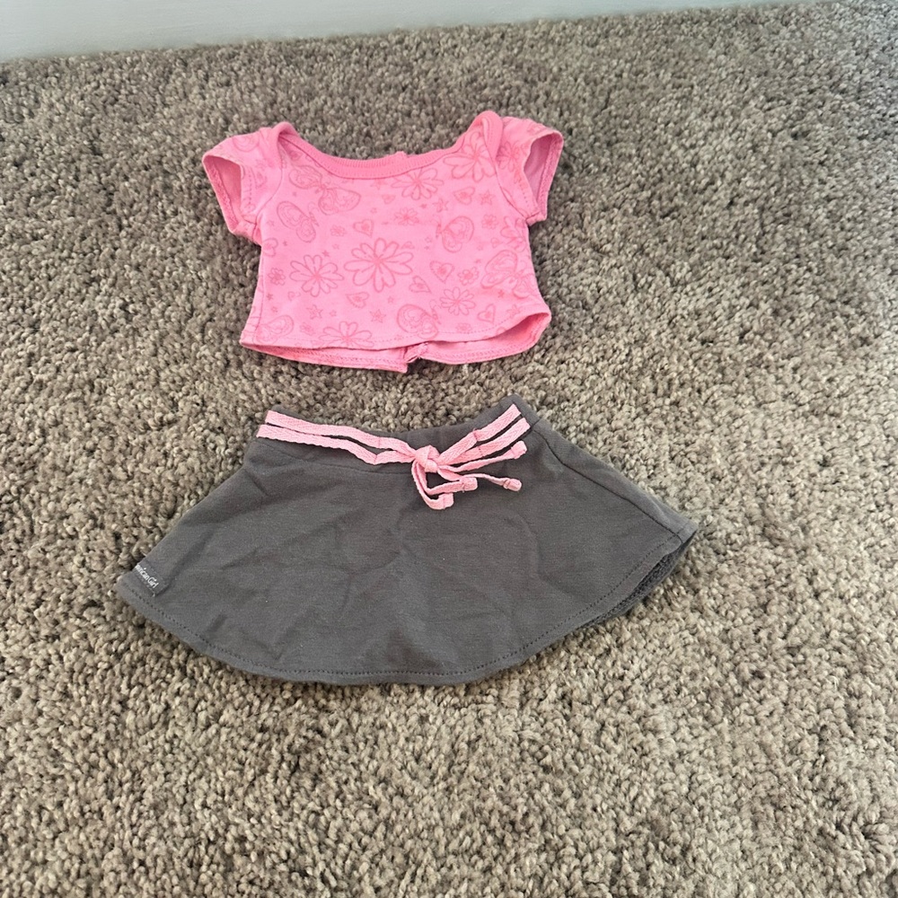 American girl doll skirt outfit